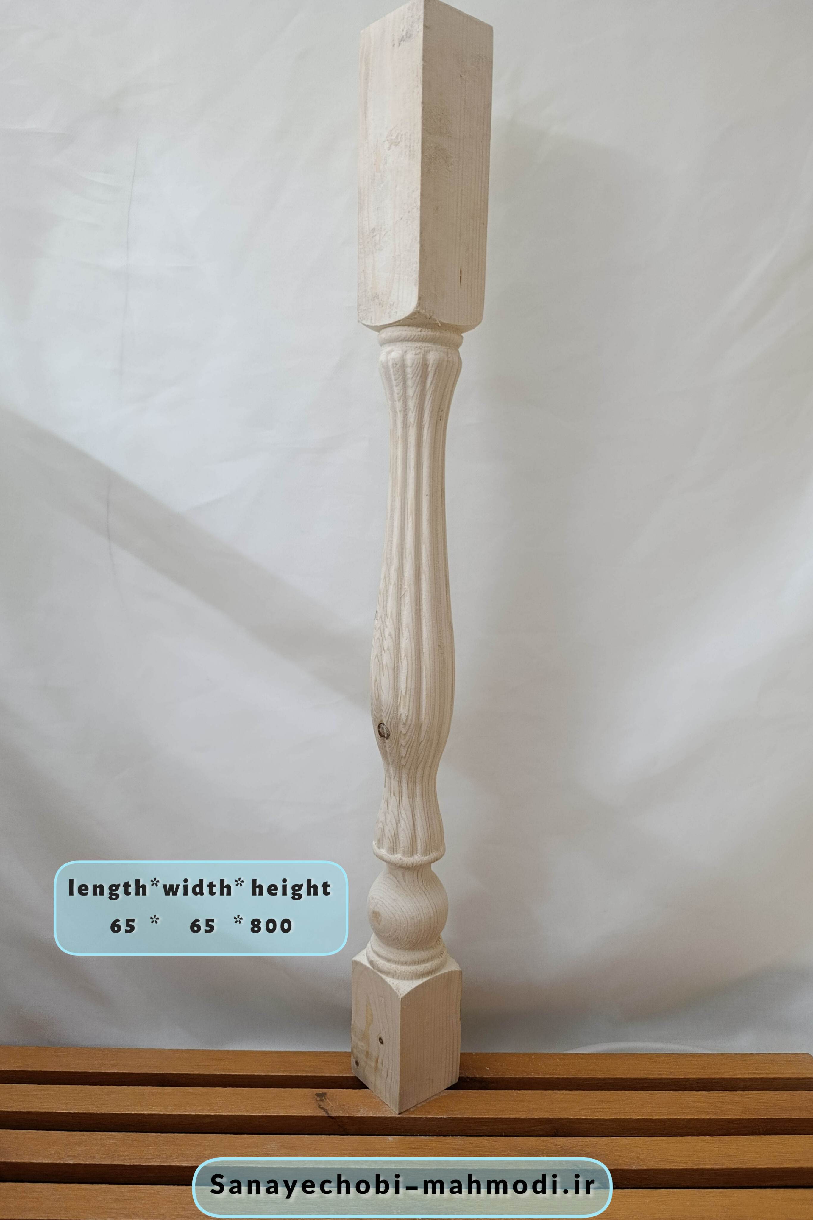 پایه نرده چوبی منبت کدP112